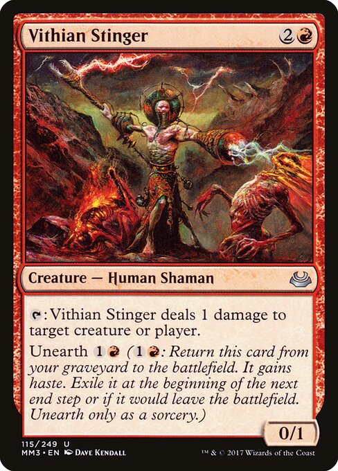 Vithian Stinger - Modern Masters 2017 (#115) - Illustrated by Dave Kendall - Magic: The Gathering Card