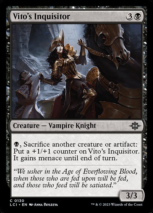 Vito's Inquisitor - The Lost Caverns of Ixalan Magic card