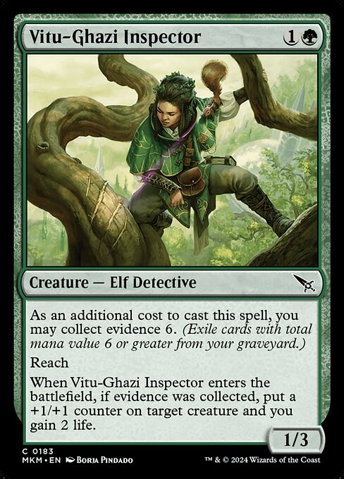 Vitu-Ghazi Inspector - Murders at Karlov Manor Magic card