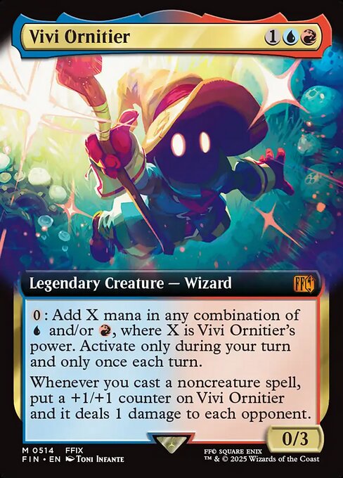 Vivi Ornitier - Final Fantasy (#514) - Illustrated by Toni Infante - Magic: The Gathering Card