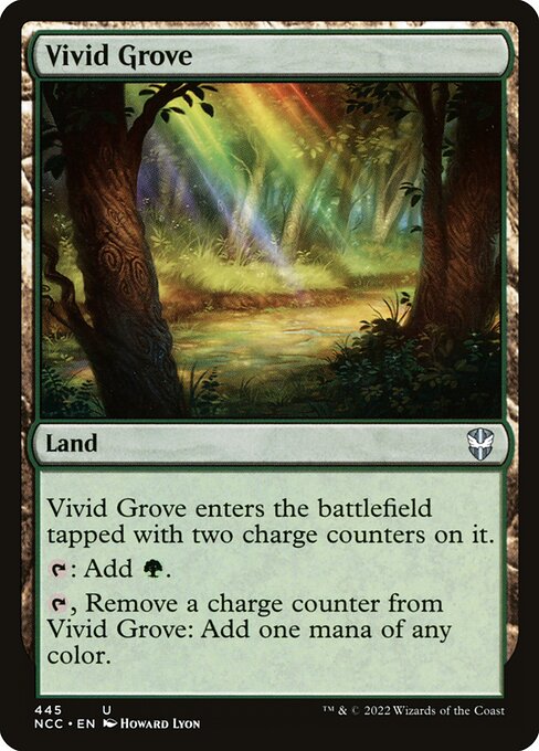 Vivid Grove - New Capenna Commander Magic card