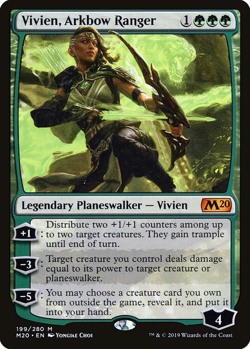 Vivien, Arkbow Ranger - Core Set 2020 Magic card