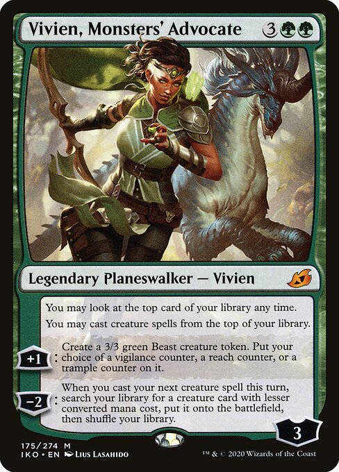 Vivien, Monsters' Advocate - Ikoria: Lair of Behemoths Magic card