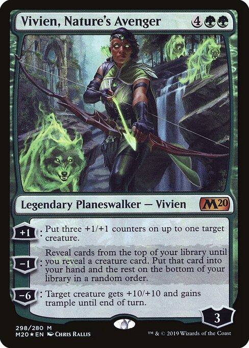 Vivien, Nature's Avenger - Core Set 2020 Magic card