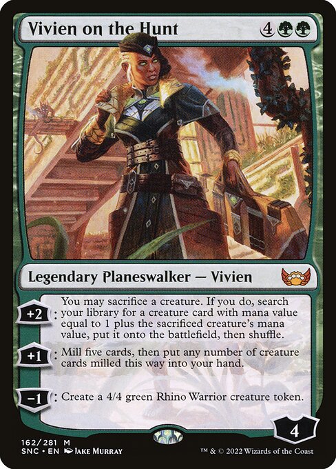 Vivien on the Hunt - Streets of New Capenna Magic card
