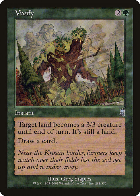 Vivify - Odyssey Magic card