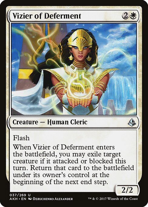 Vizier of Deferment - Amonkhet Magic card