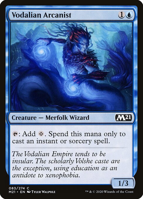 Vodalian Arcanist - Core Set 2021 Magic card