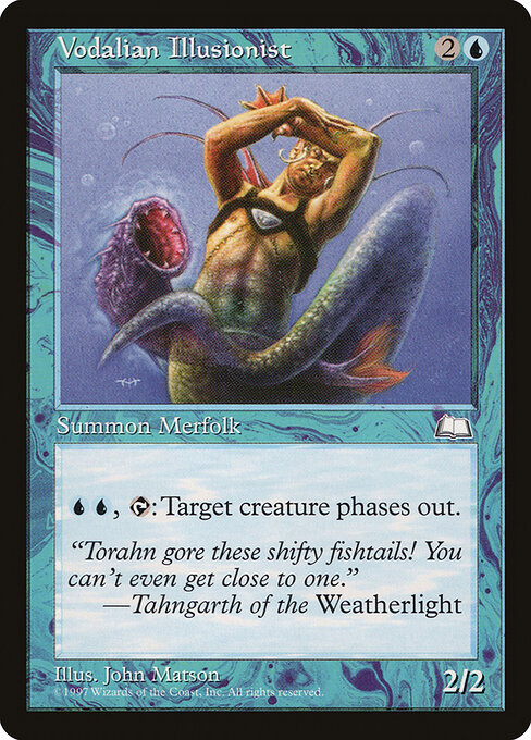 Vodalian Illusionist - Weatherlight Magic card
