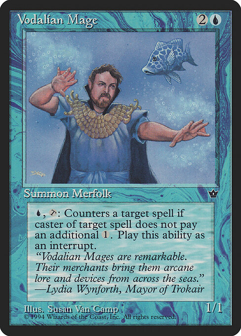 Vodalian Mage - Fallen Empires Magic card