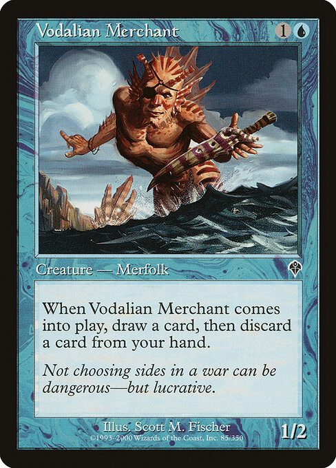 Vodalian Merchant - Invasion Magic card