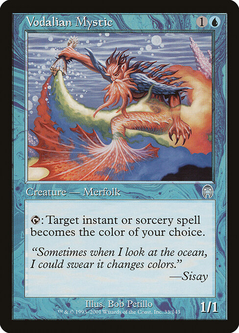 Vodalian Mystic - Apocalypse Magic card