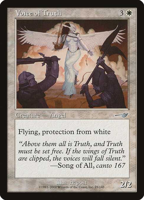 Voice of Truth - Nemesis Magic card