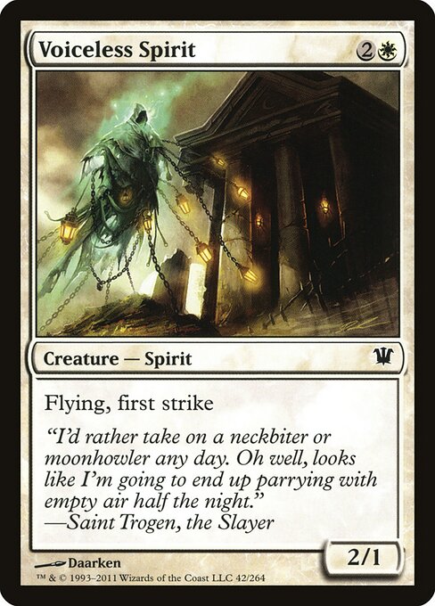 Voiceless Spirit - Innistrad Magic card