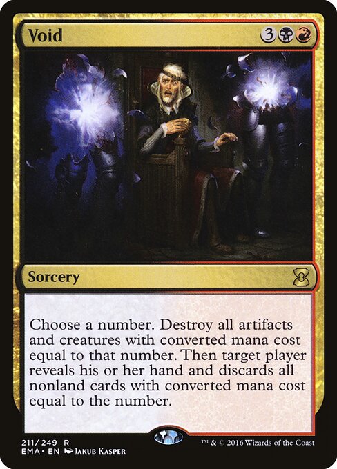 Void - Eternal Masters (#211) - Illustrated by Jakub Kasper - Magic: The Gathering Card