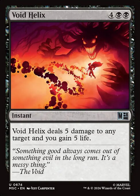 Void Helix - Marvel Super Heroes Commander Magic card