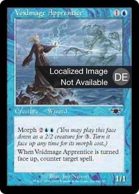Nichtigmacher-Lehrling (Voidmage Apprentice) - Legions (#54) - Illustrated by Jim Nelson - Magic: The Gathering Card