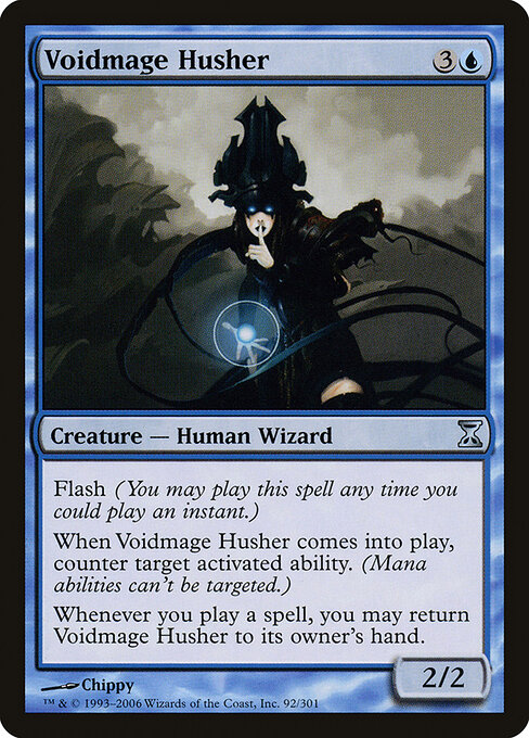 Voidmage Husher - Time Spiral Magic card