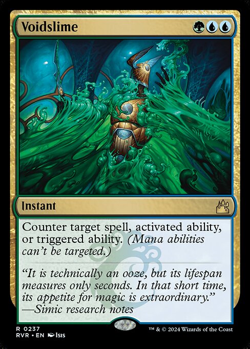 Voidslime - Ravnica Remastered Magic card