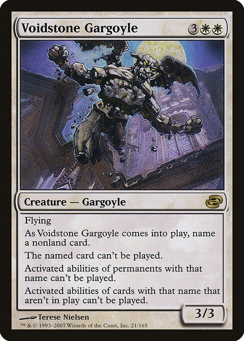 Voidstone Gargoyle - Planar Chaos Magic card
