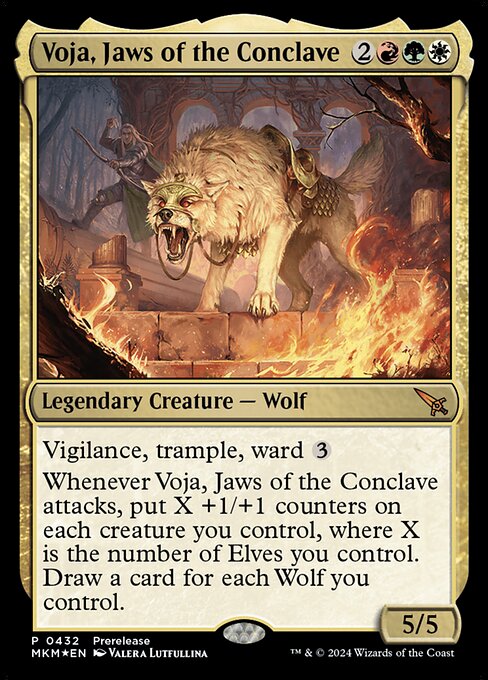 Voja, Jaws of the Conclave - Murders at Karlov Manor Magic card