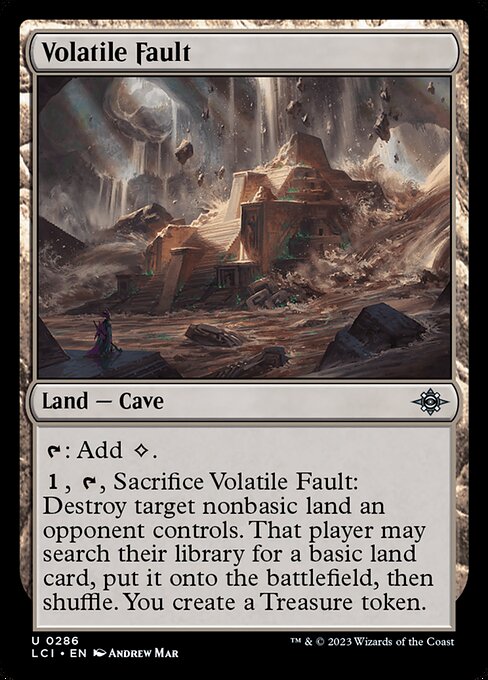 Volatile Fault - The Lost Caverns of Ixalan Magic card
