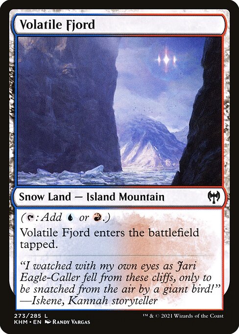 Volatile Fjord - Kaldheim Magic card
