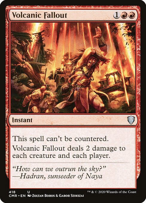 Volcanic Fallout - Commander Legends Magic card