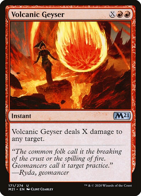 Volcanic Geyser - Core Set 2021 Magic card