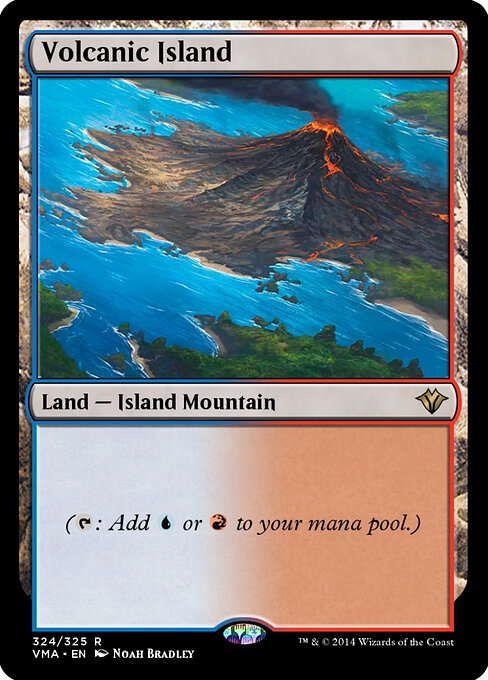 Volcanic Island - Vintage Masters Magic card