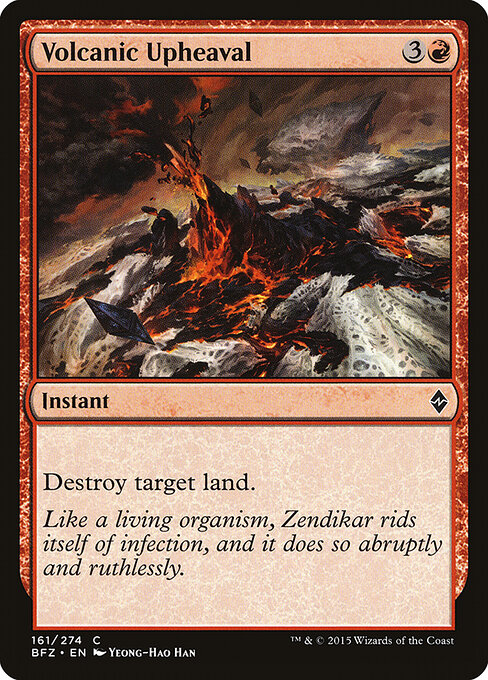 Volcanic Upheaval - Battle for Zendikar Magic card