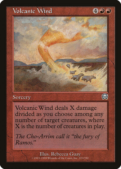 Volcanic Wind - Mercadian Masques Magic card