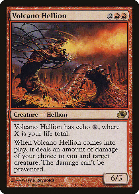 Volcano Hellion - Planar Chaos Magic card