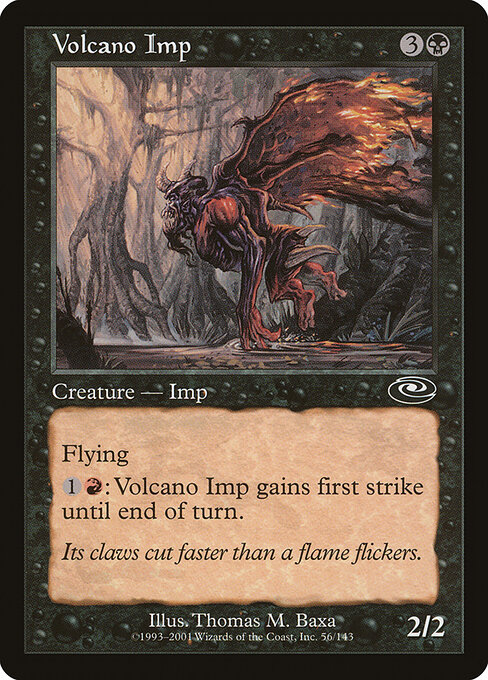 Volcano Imp - Planeshift Magic card