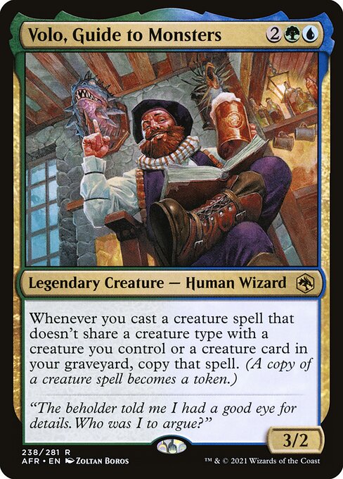 Volo, Guide to Monsters - Adventures in the Forgotten Realms Magic card