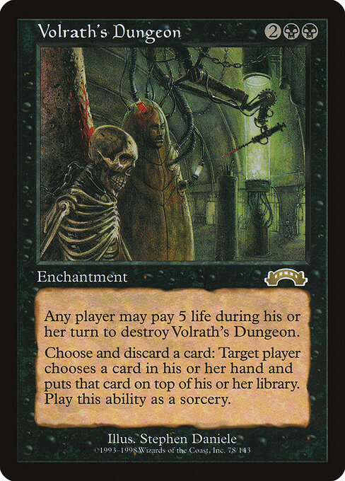 Volrath's Dungeon - Exodus (#78) - Illustrated by Stephen Daniele - Magic: The Gathering Card