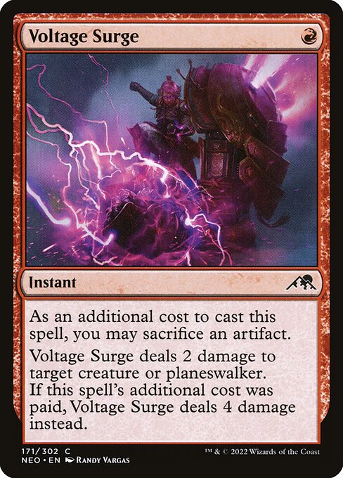 Voltage Surge - Kamigawa: Neon Dynasty Magic card