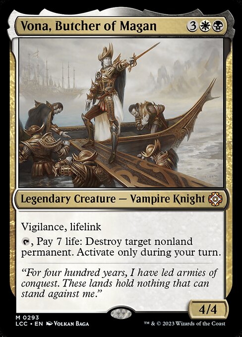 Vona, Butcher of Magan - The Lost Caverns of Ixalan Commander Magic card