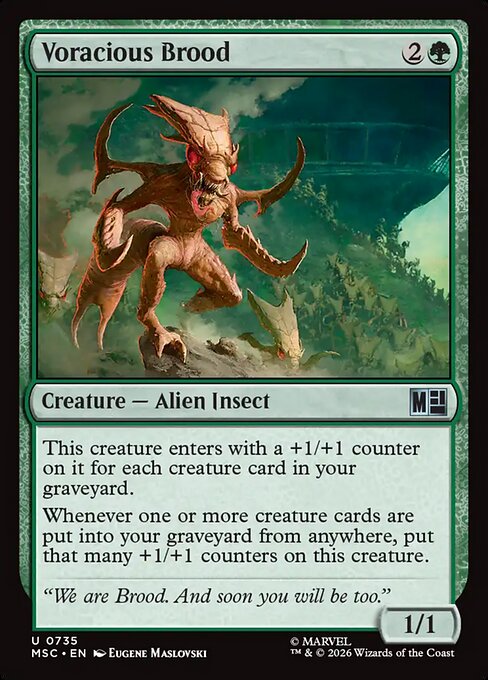 Voracious Brood - Marvel Super Heroes Commander Magic card