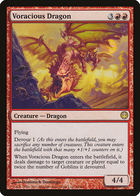 Voracious Dragon - Duel Decks: Knights vs. Dragons Magic card