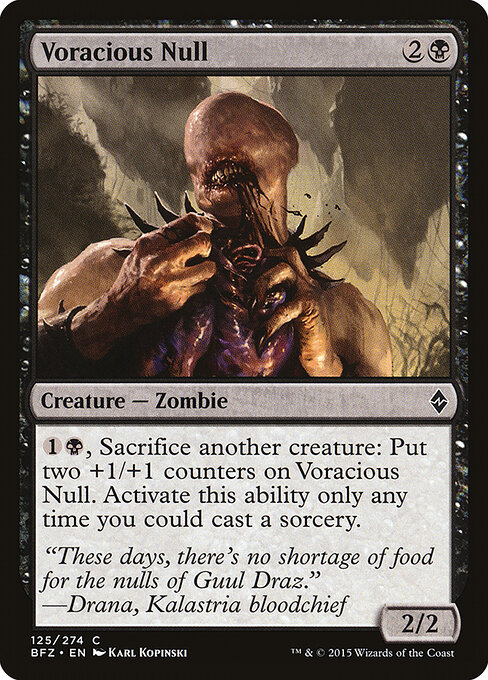Voracious Null - Battle for Zendikar Magic card