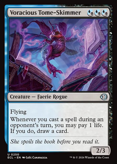 Voracious Tome-Skimmer - Lorwyn Eclipsed Magic card