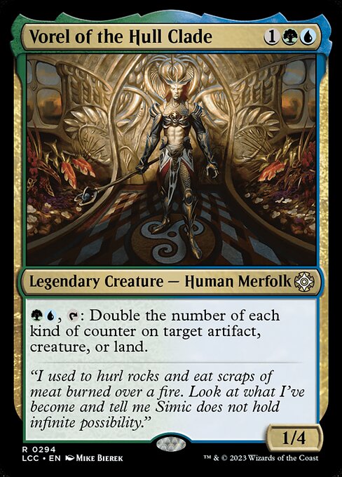 Vorel of the Hull Clade - The Lost Caverns of Ixalan Commander (#294) - Illustrated by Mike Bierek - Magic: The Gathering Card