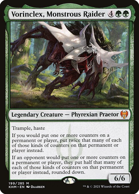 Vorinclex, Monstrous Raider - Kaldheim (#199) - Illustrated by Daarken - Magic: The Gathering Card