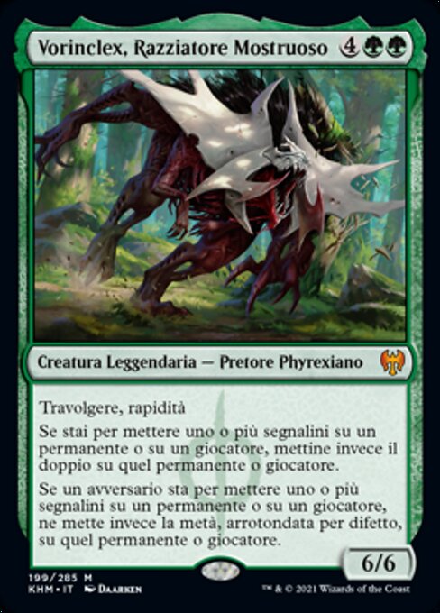 Vorinclex, Monstrous Raider - Magic Online Promos (#88324) - Illustrated by Richard Luong - Magic: The Gathering Card