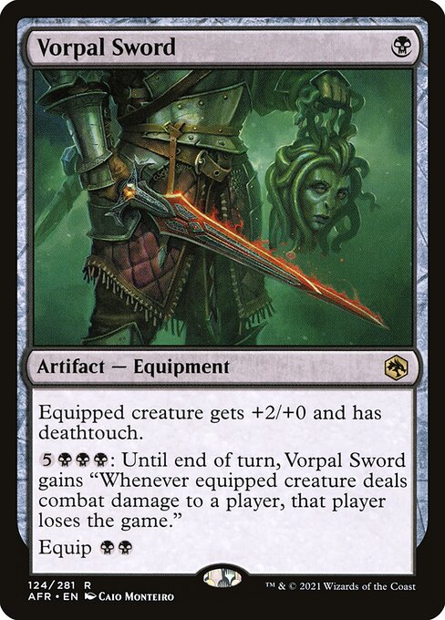 Vorpal Sword - Adventures in the Forgotten Realms Magic card