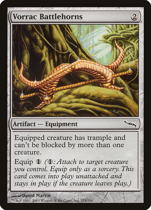 Vorrac Battlehorns - Mirrodin Magic card