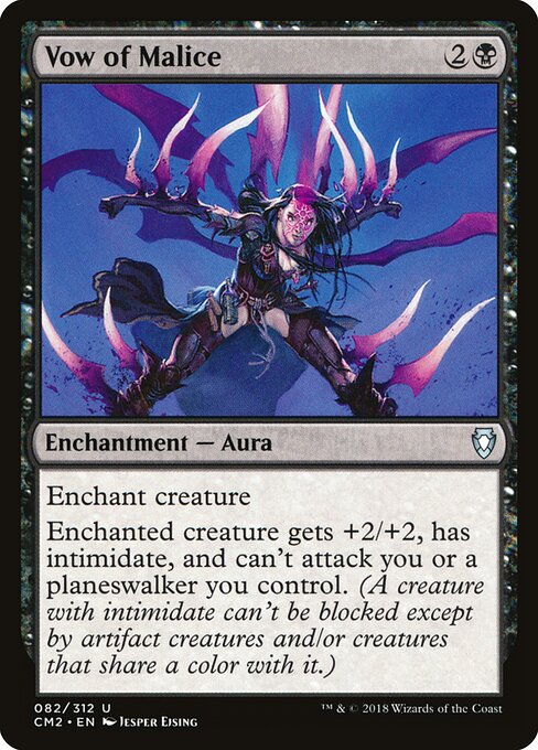 Vow of Malice - Commander Anthology Volume II (#82) - Illustrated by Jesper Ejsing - Magic: The Gathering Card