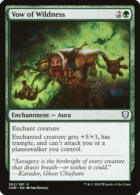 Vow of Wildness - Commander Legends Magic card