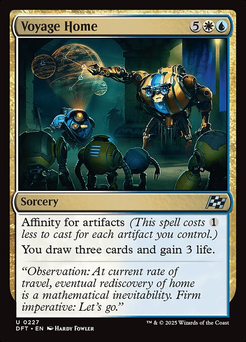 Voyage Home - Aetherdrift Magic card